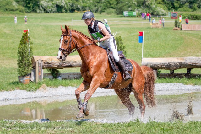 Sieger der Klasse A R1 Reiter: Martina Grubelnik und Amerouk aus Kärnten. © Michael Graf