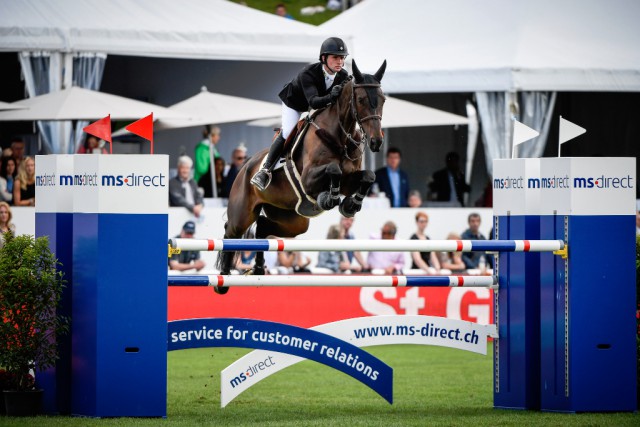 Richard Howley machte den irischen Doppelsieg mit Chinook perfekt und holte sich den zweiten Platz beim Grand Prix der Schweiz. © katiastuppia.ch/csio.ch