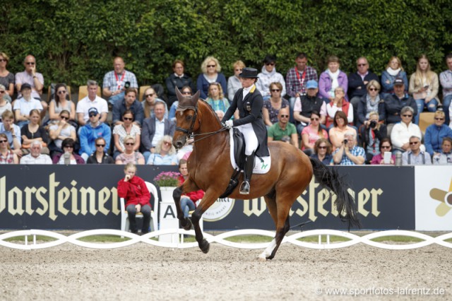 Einfach unschlagbar!!! Dressurass Isabell Werth zeigte im Sattel von Emilio dass sie einfach absolute Weltspitze ist. © Sportfotos-Lafrentz