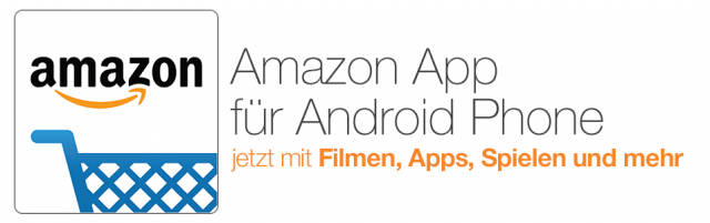 Die Amazon App kann man hier herunterladen. © amazon