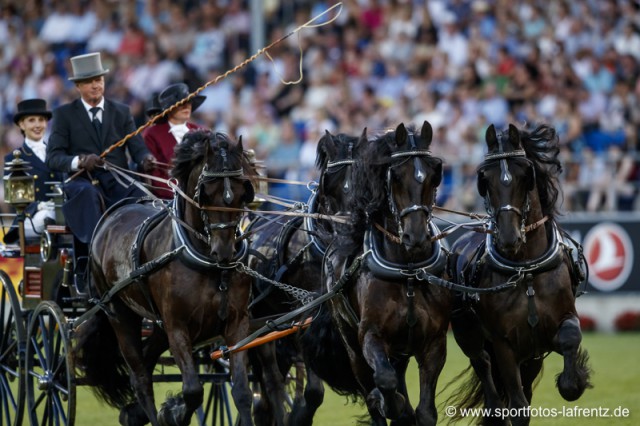Imposante Kutschen machten die Eröffnungsfeier zu einer rasanten Angelegenheit! © CHIO Aachen / Stefan Lafrentz