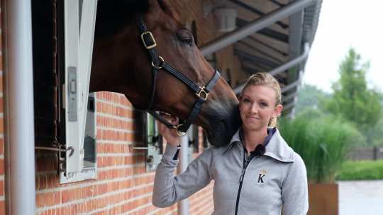 Laura Graves und ihr Erfolgspferd Verdades. © CHIO Aachen/Anna Kluchert