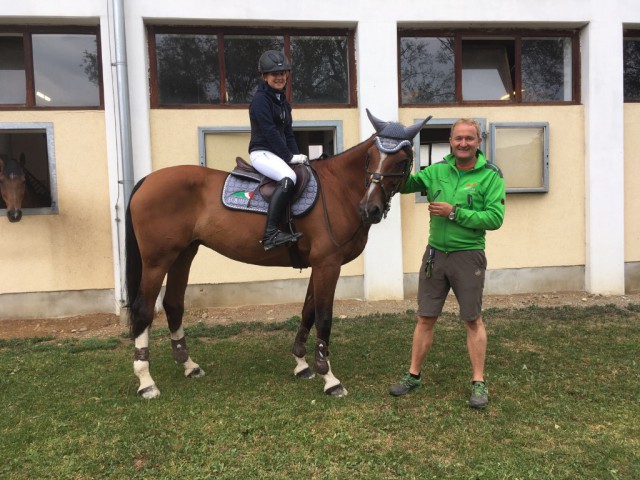 Alpenspan Junior rider Jasmin Pirker and Alpenspan Citadelle impressed with a great performance at the CSN in Zeltweg-Farrach. © Private