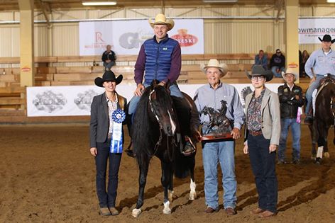 Rudi Kronsteiner gewinnt die Open auf Peppy Diamond mit dem Score von 226,5. © CK Photographics