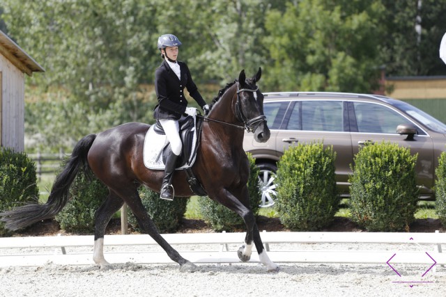 Bronze in der Klasse Jugend ging an Anna-Lorena Gmeinhart und Iskia S. © Myrtill