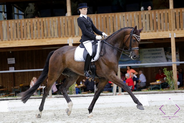 Mit Fine Fidelio konnte sich Isabella Willibald die Bronzemedaille in der Allgemeinen Klasse holen. © Myrtill