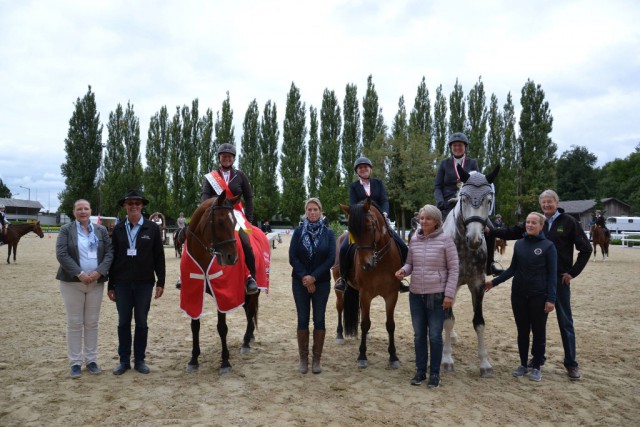 Das Team rund um die Siegerin Iris Muhm. © Wurdak Walter (Working Equitation Austria)