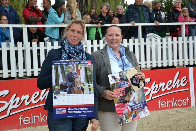 Die Richterinnen Sanrda Migl und Nicole Kramer. © Wurdak Walter (Working Equitation Austria)