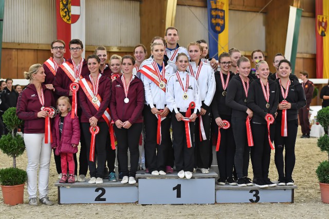 Die Gruppen zeigten bei der Staatsmeisterschaft 2017 wirklich hervorragende Leistungen. © Horse Sports Photo