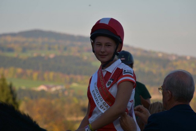 Glückliche Oberösterreichische Österreichische Meisterin U14: Lisa Kochan