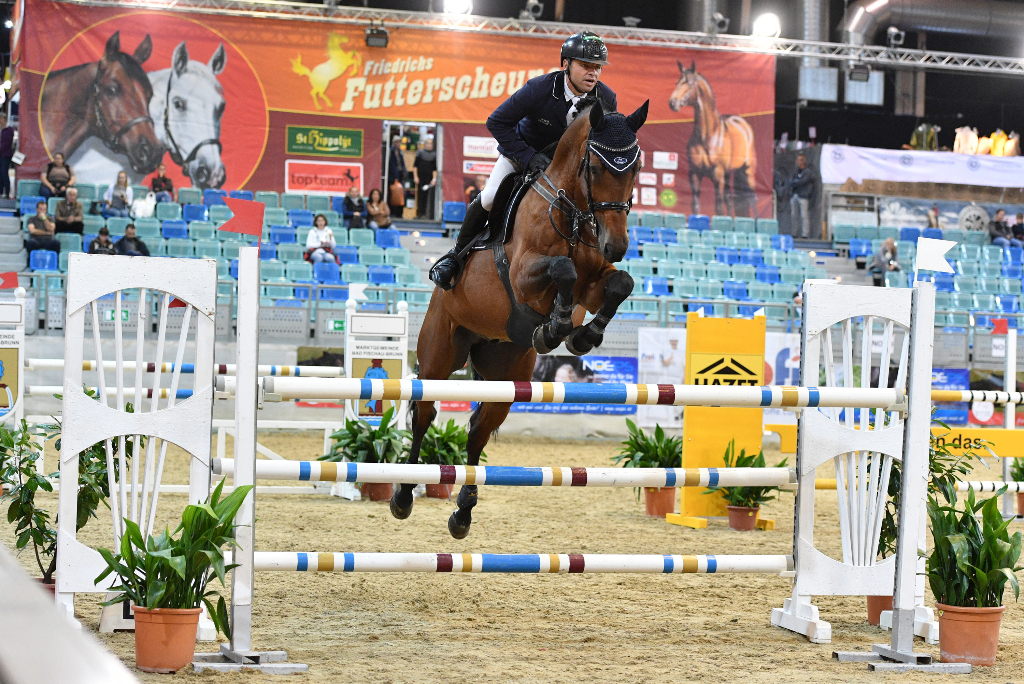 Markus Saurugg (ST) und Baloubet By Etl sorgten für den ersten österreichischen Sieg im Rahmen des 20. CSI Arena Nova. © horsesportsphoto.eu