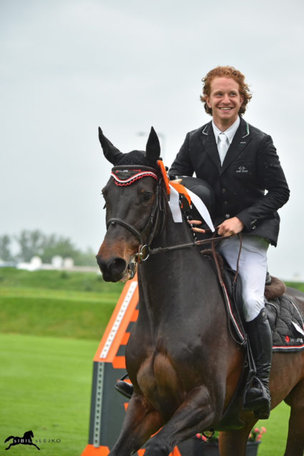 Miklos Tassilo Csillaghy (W) durften sich beim CSIO5* Samorin über tolle Platzierungen freuen. © Sibil Slejko