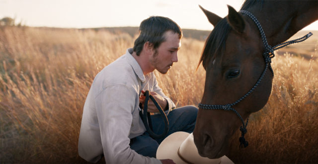 Der 22-jährige Brady Jandreau in der Hauptrolle on "The Rider". © Joshua James Richards