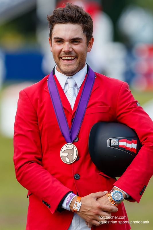 Felix Koller holt Bronze für Österreich bei der Young Rider EM in Fontainebleau. © Tomas Holcbecher