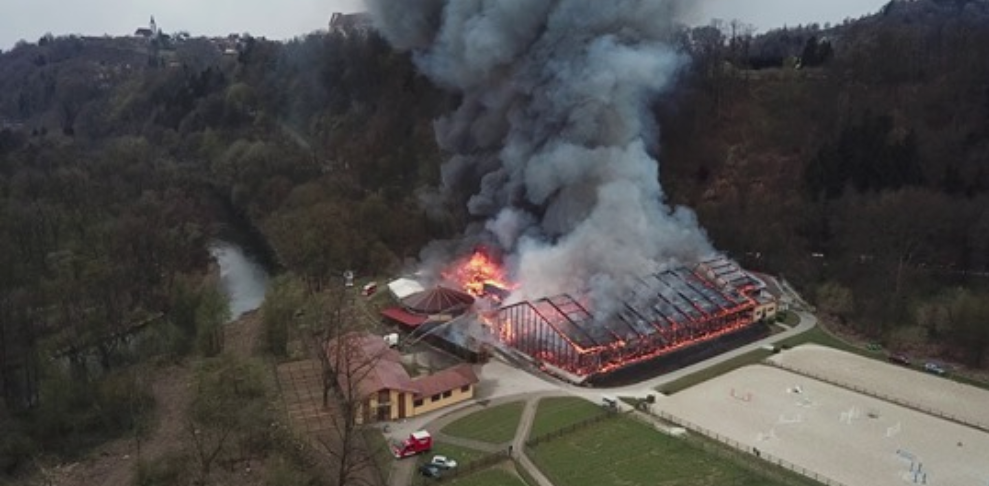 Drama in Österreich: Reitstall Bergmühle abgebrannt, einige Pferde tot