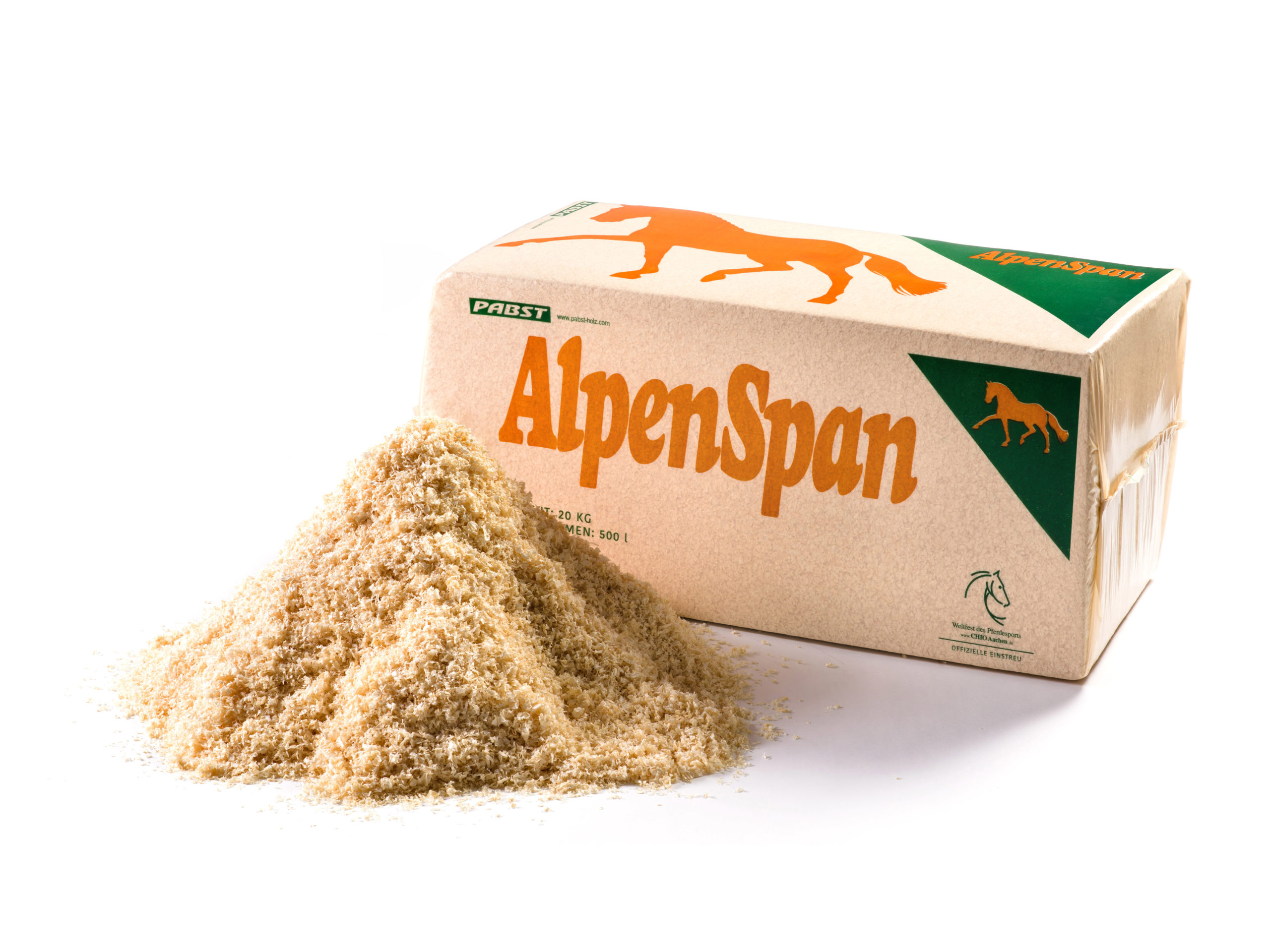 Nachhaltigkeit im Pferdesport: Die AlpenSpan Sägespäne sind ein Nebenprodukt der Holzproduktion der Pabst GmbH! © AlpenSpan