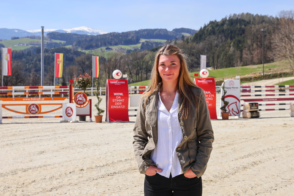 Lisa Schranz (NÖ) wird beim Casino Future Cup im Rahmen der Austrian Riders Tour an den Start gehen. Die erste Etappe findet am Reiterhof Stückler (K) statt. © Jasmin Walter