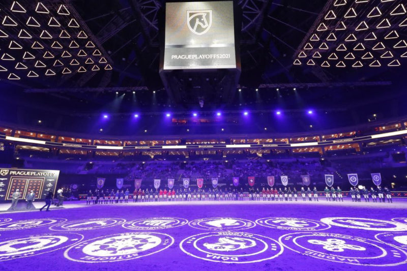Die Global Champions Play Offs finden zum dritten Mal in der O2 Arena von Prag statt. Mit dabei: Max Kühner! © GCL
