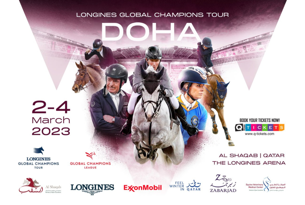 GCT-Season is on! In Doha findet die erste Etappe statt, mit dabei: Max Kühner (T)! © Global Champions Tour