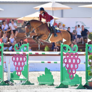Maggi Margreiter (T) und Chappeloup sind wiedervereint! Der zehnjährige Oldenburger-Hengst konnte für die Tirolerin zurückgekauft werden. © Starphoto