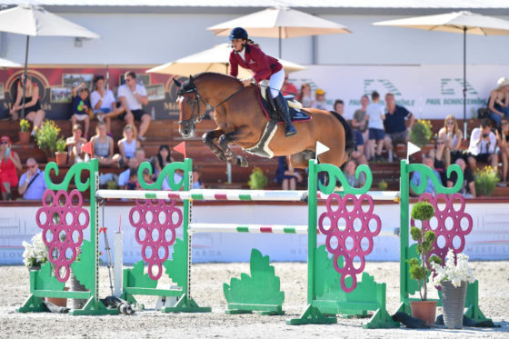 Maggi Margreiter (T) und Chappeloup sind wiedervereint! Der zehnjährige Oldenburger-Hengst konnte für die Tirolerin zurückgekauft werden. © Starphoto