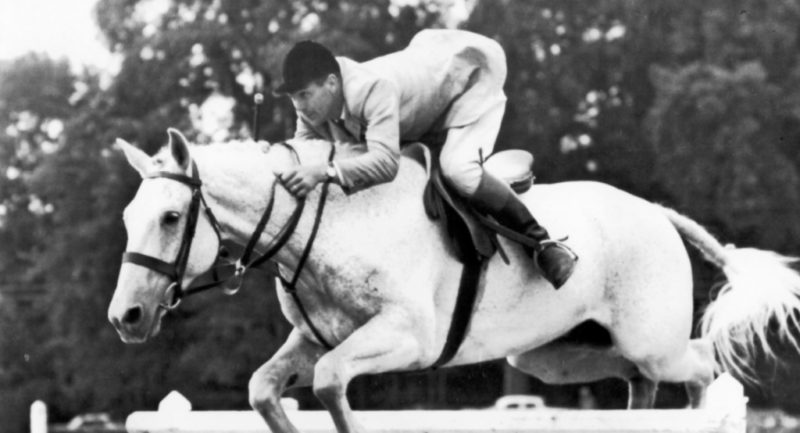 Das "80-Dollar-Pferd" Snowman wurde unter seinem Reiter Harry de Leyer zum wahren Publikumsliebling. © FB: Harry & Snowman