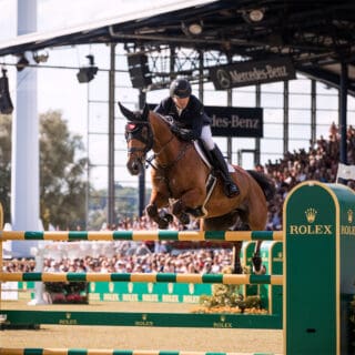 Vier Weltklasse-Turniere zu einer Serie vereint: Das ist der Rolex Grand Slam of Showjumping. © CHIO Aachen/ Franziska Sack