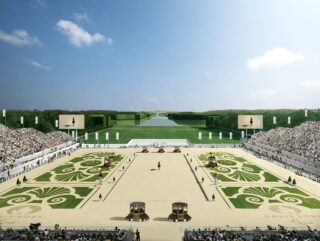 Die Reitsportdisziplinen der diesjährigen Olympischen Spiele finden in den Parkanlagen des weltberühmten Schloss Versailles statt. © FEI