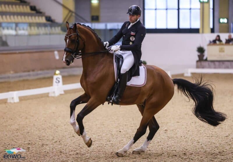 Christian Schumach (K) und seine Schülerin Franziska Fries (NÖ) feierten mit ihren Pferden Amplemento und Dedale de Hus OLD tolle Erfolge. © EQWO.net/ Petra Kerschbaum