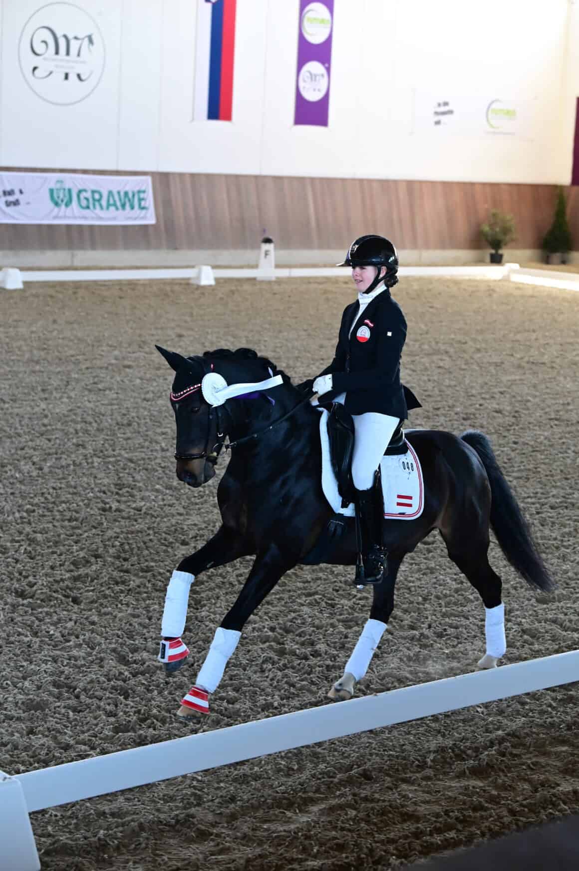 Von der Reiternadel bis zur schweren Klasse: Selina Staufer (NÖ) und ihr Pony-Wallach Pearcy Jackson sind seit fünf Jahren ein Team und auf nationalen, sowie internationalen Turnieren erfolgreich. © privat