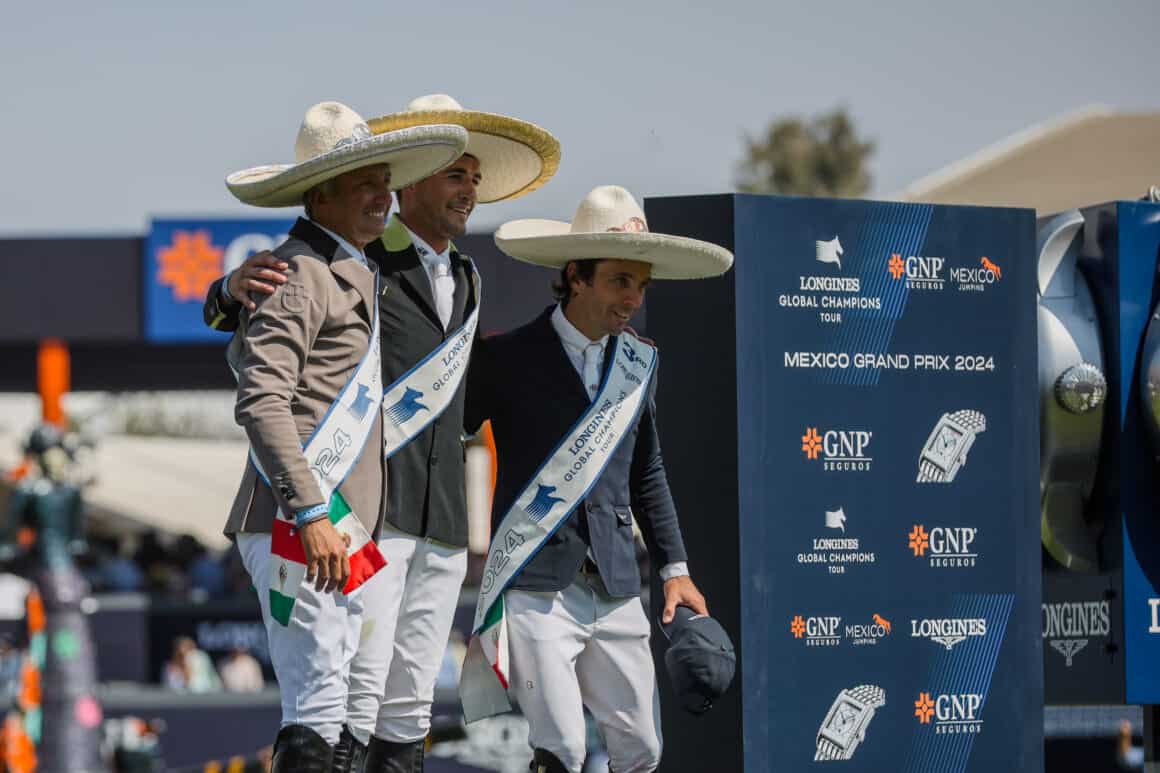 Global Champions Tour von Mexico: Nicola Philippaerts (BEL) holte sich mit einer Doppelnull den Sieg. © LGCT