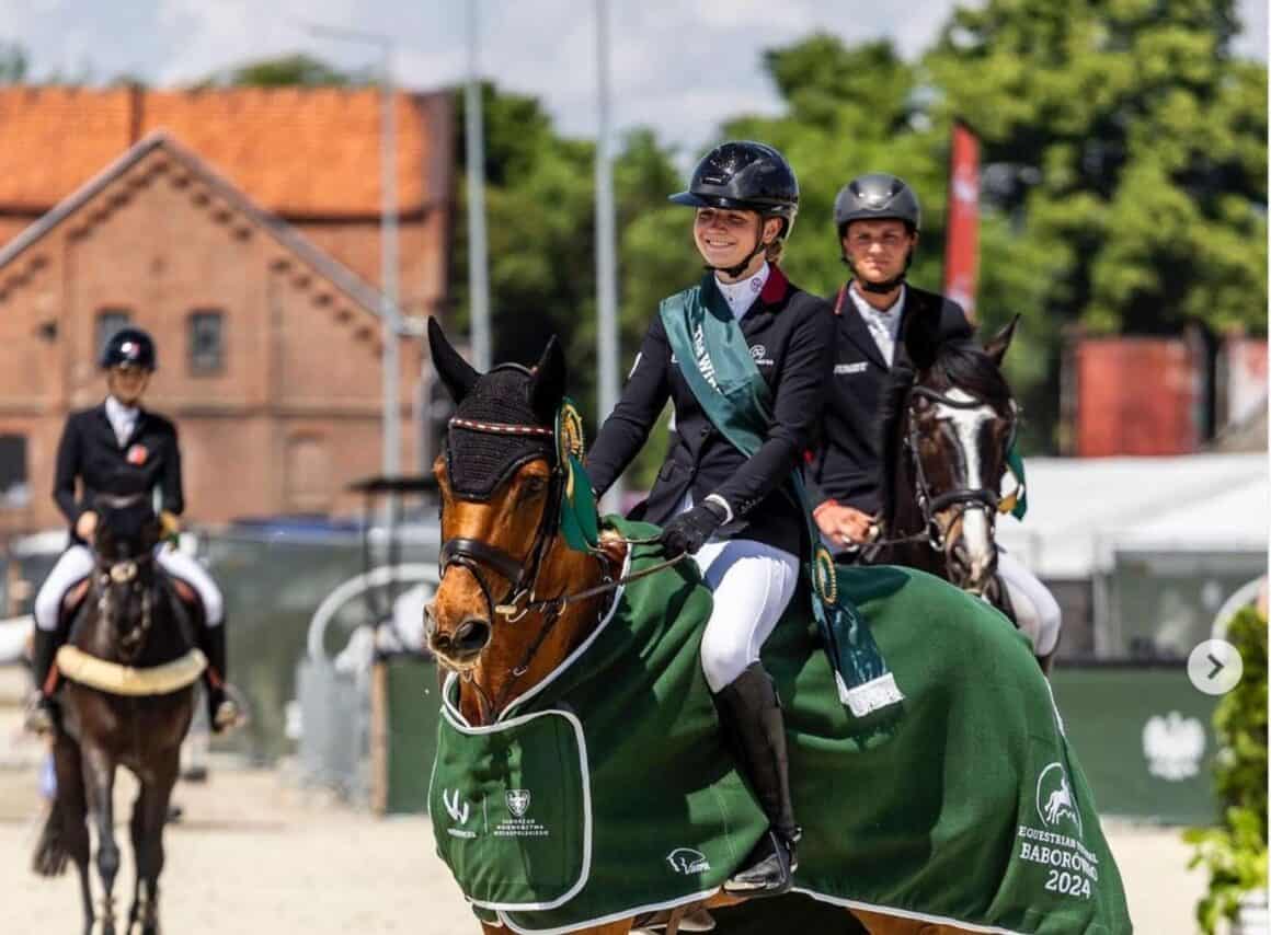 Top! Lea Siegl (OÖ) und ihr Top-Pferd DSP Fighting Line holen in der CCI4*-L-Prüfung von Baborowko einen Start-Ziel-Sieg. © IG: Barborowko Equestrian