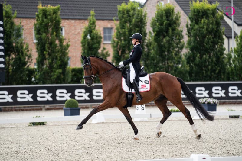 EM Junioren: Katharina Zajic (W) konnte das heutige Kür-Finale auf dem 16. Rang im Endklassement beenden. © Carina Grosch