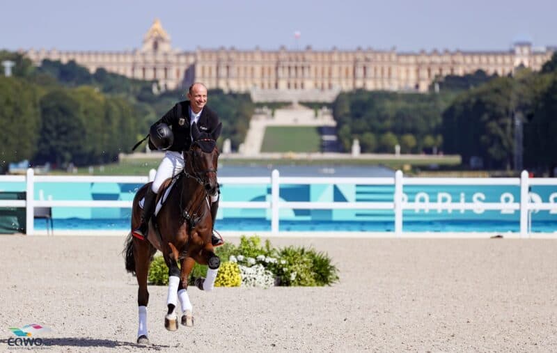 Michael Jung (GER) pilotierte seinen Chipmunk FRH in Paris zu neuem olympischen Rekord von 21,8 Minuspunkten! © EQWO.net | Petra Kerschbaum