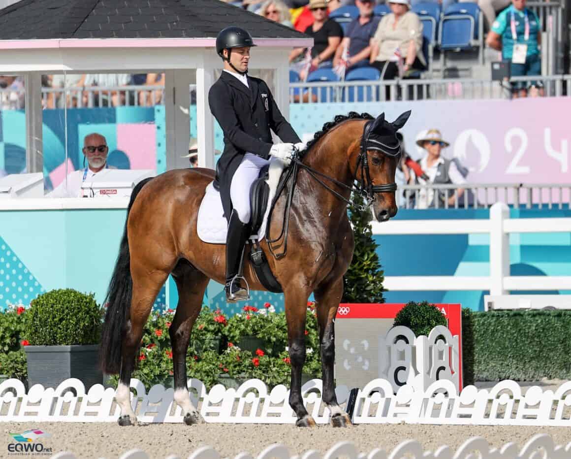 Florian Bacher (ST) knackt bei den Olympischen Spielen in Paris die 71 %! © EQWO.net | Petra Kerschbaum