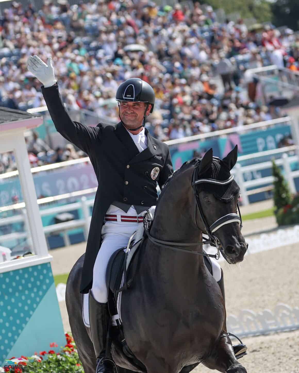 Stefan Lehfellner (OÖ) darf sich in Versailles über einen Super-Start in die Olympischen Spiele freuen! © EQWO.net | Petra Kerschbaum