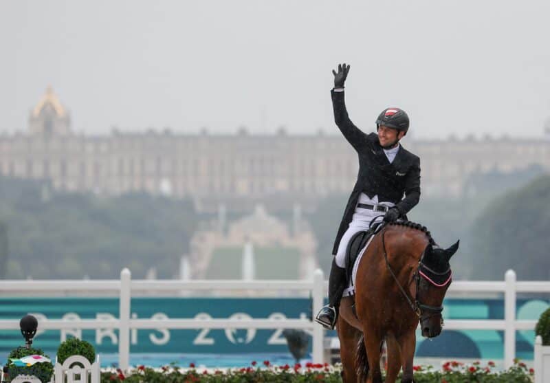 Harald Ambros (OÖ) und Vitorio du Montet ritten bei der olympischen Dressur zu 36,5 Minuspunkten. © EQWO.net | Petra Kerschbaum