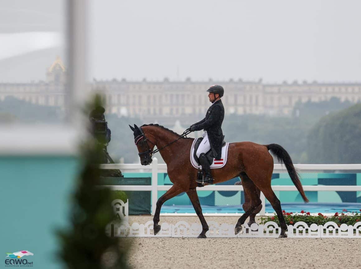 Solide Dressur! Harald Ambros (OÖ) scorte in Paris 36,5 Minuspunkte. © EQWO.net | Petra Kerschbaum