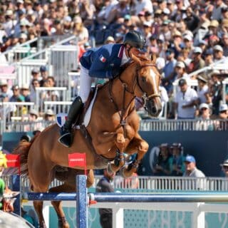 Julien Epaillards (FRA) Dubai du Cedre wechselt zu Janne-Friederike Meyer-Zimmermann (GER). © EQWO.net | Petra Kerschbaum