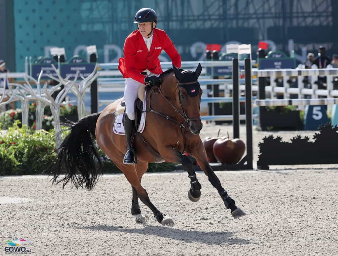 Elektric Blue P zeigte unter Max Kühner (T) bei den olympischen Spielen einmal mehr was in ihm steckt! © EQWO.net | Petra Kerschbaum