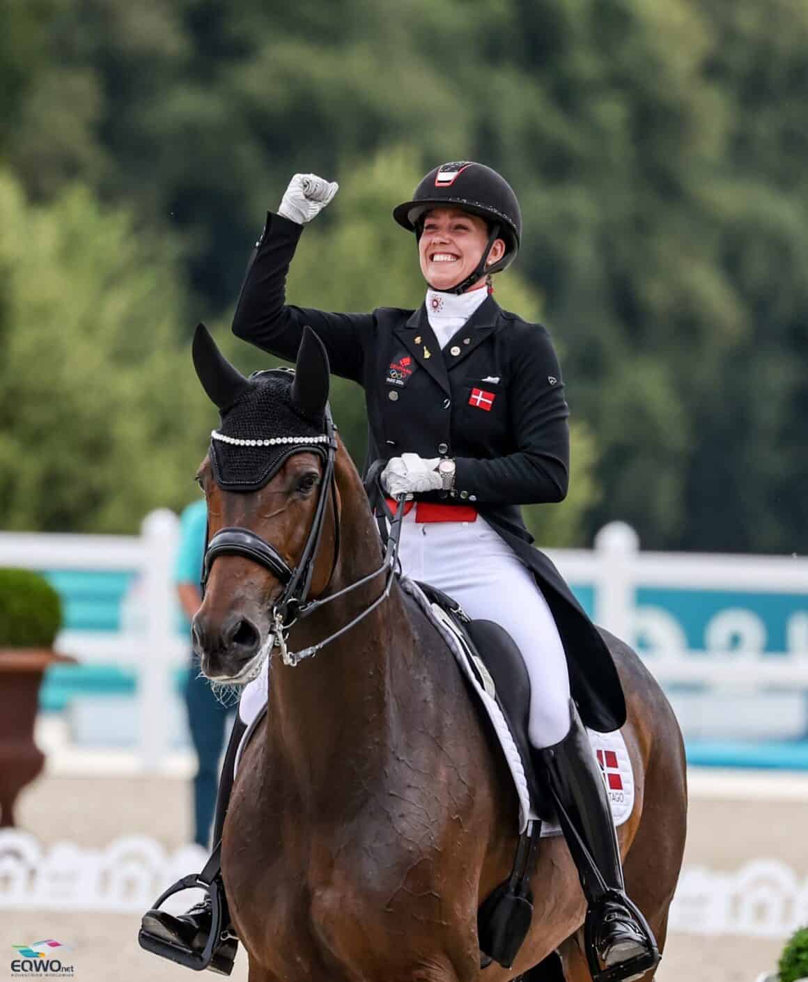 Cathrine Dufour (DEN) und Freestyle knackten als einziges Duo im olympischen Grand Prix Special die 80%-Marke. © EQWO.net | Petra Kerschbaum