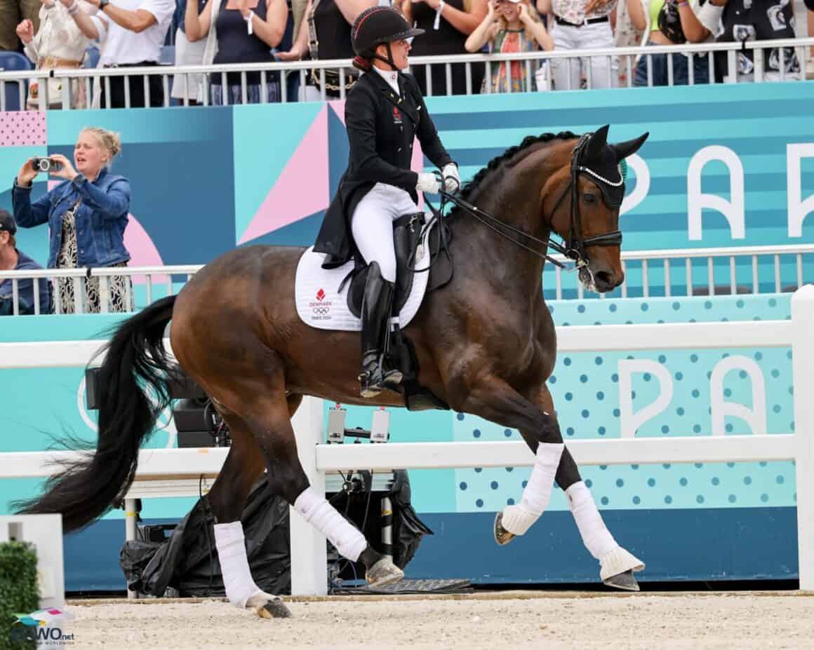 Silber für Cathrine Dufour (DEN) und das dänische Team bei den olympischen Spielen! © EQWO.net | Petra Kerschbaum