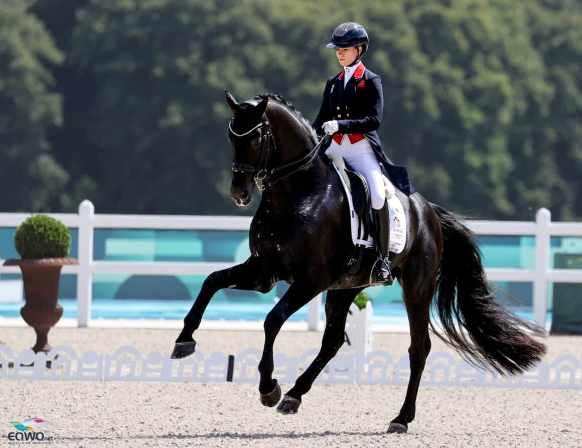 Bronze für Charlotte Fry (GBR) und Glamourdale in der olympischen Musikkür von Versailles! © EQWO.net | Petra Kerschbaum