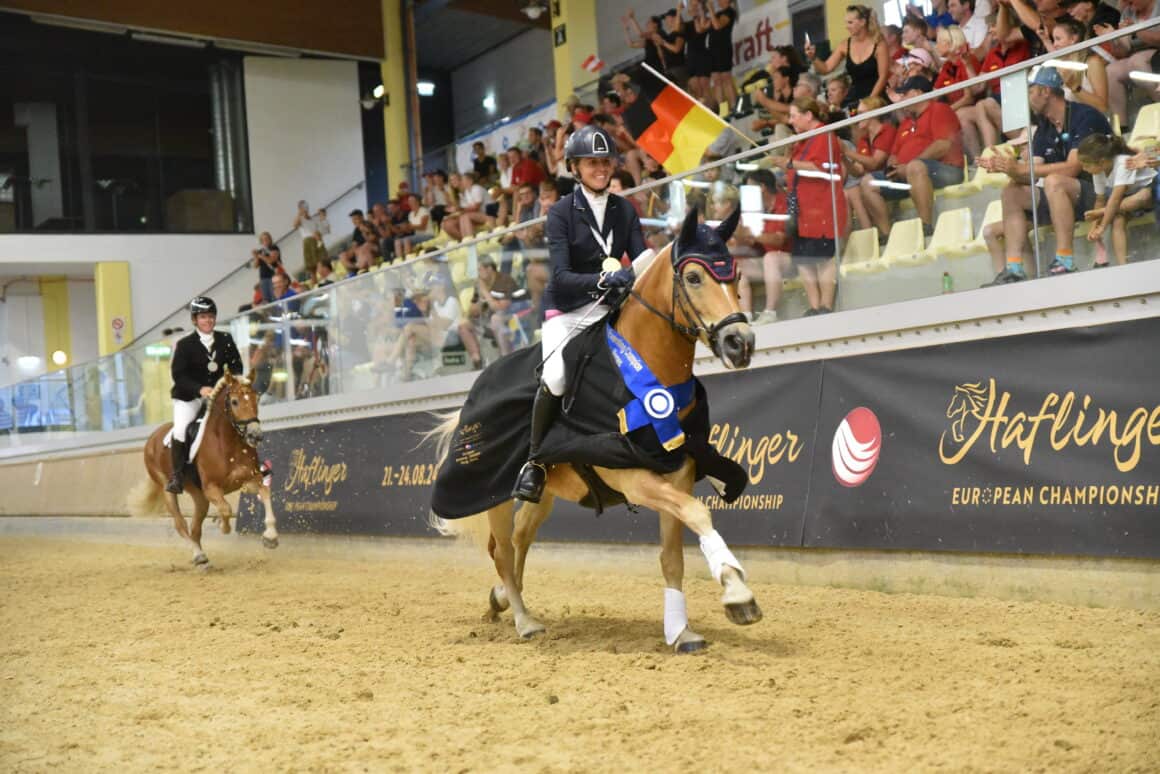 Anna Grillitsch (AUT) sicherte sich mit ihrem Haflinger den Titel in der Vielseitigkeit. © TEAM myrtill