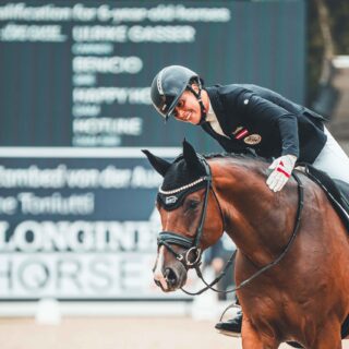 Beautiful Zambesi von der Aue beeindruckte unter Jacqueline Toniutti (ST) bei der WM in Ermelo. © Helene Iljazovic