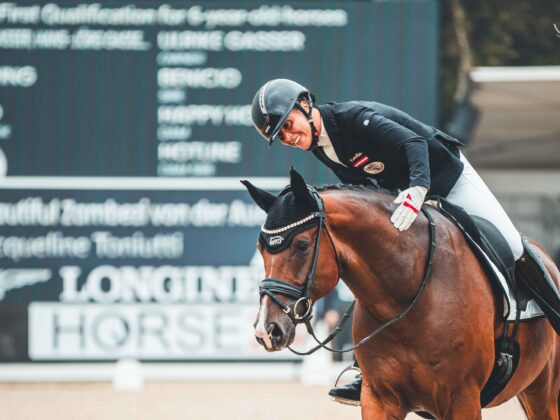 Beautiful Zambesi von der Aue beeindruckte unter Jacqueline Toniutti (ST) bei der WM in Ermelo. © Helene Iljazovic