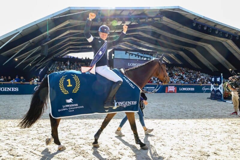 Max Kühner (T) ist von der absoulten Weltspitze des Springsports nicht mehr wegzudenken und liegt in der Weltrangliste derzeit auf Rang sechs. © LGCT