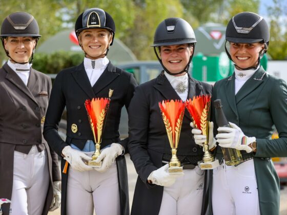 Laura Strobel (GER) sicherte sich den Sieg in der Vier-Sterne-Kür in der Arena Nova. © EQWO.net | Petra Kerschbaum