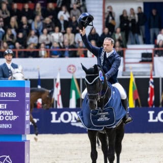 Helsinki: Robert Whitaker (GBR) und Vermento gewannen die zweite Weltcup-Etappe der Saison 2024/25! © FEI / Hanna M Heinonen Photography