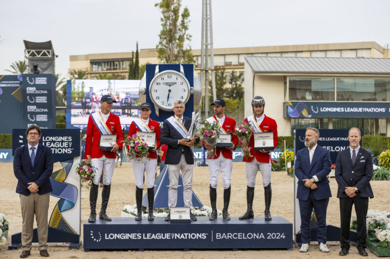 Team Deutschland konnte 2024 die erste Ausgabe der League of Nations gewinnen. © FEI | Leanjo de Koster